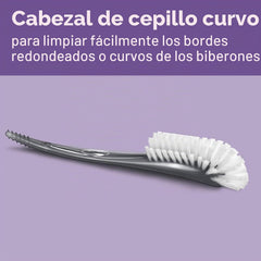 Cepillo Limpia Biberón y Tetina Buba Gris Philips Avent