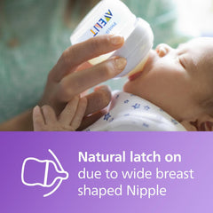 Paquete con 2 tetinas Avent Natural First Flow (0M+)