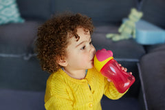 Vaso Infantil Philips Avent con Pajita Rosa Amarillo 12m+