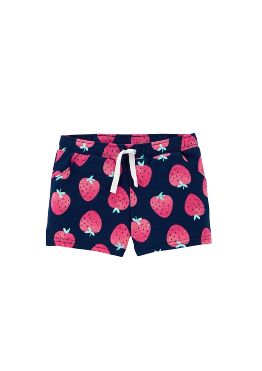 Carter's - Shorts de algodón diseño de frutilla