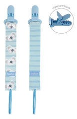 Kit Con Sujetadores De Chupetes Koala Azul