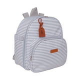 Mochila Maternidad Mediana Con Bolsillo Térmico Crecer Gris