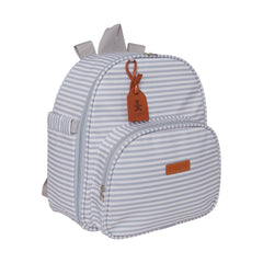 Mochila Maternidad Mediana Con Bolsillo Térmico Crecer Gris