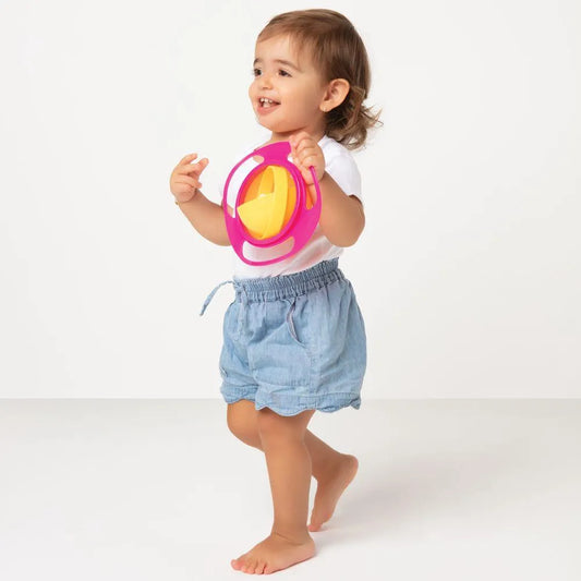 Bowl Giratorio Antiderrame Rosa