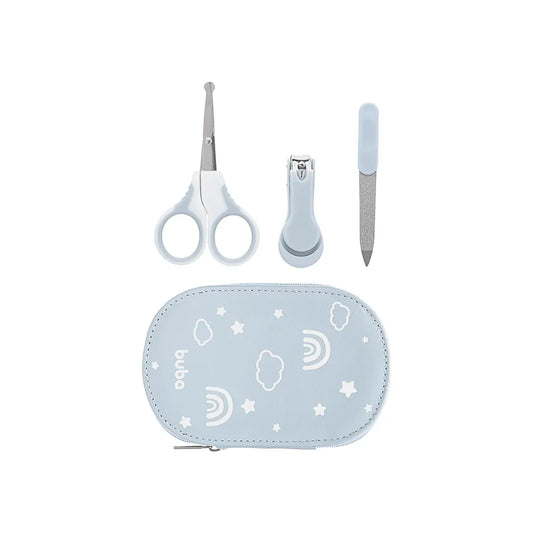 Kit Manicura Buba Con Estuche Azul