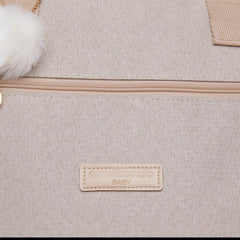 Bolso Maternidad Grande Comodidad Marfil