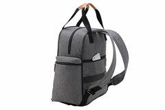 Mochila Maternidad Grande Comodidad Gris