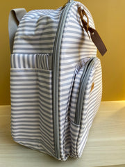 Mochila Maternidad Mediana Con Bolsillo Térmico Crecer Gris