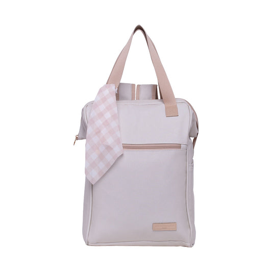 Mochila Maternidad Grande Encanto Marfil