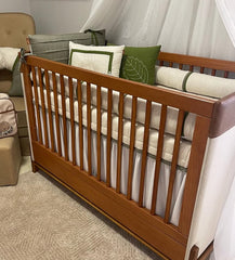 Cuna Matic Tess Laqueado Freijo/Eco Wood