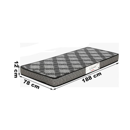 Prorelax Baby - Colchón Violeta Gris para cama auxiliar Formare D20 78x188x12cm