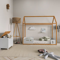 Cama Matic Liv 1900 Laq. Blanco Soft/Freijo