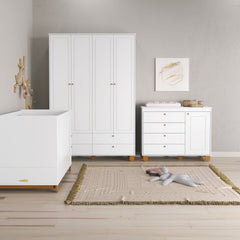 Cómoda Matic Zupy Laqueado Blanco Soft Eco Wood