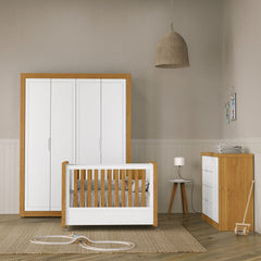 Cuna Matic Tutto Laqueado Blanco Soft Freijo