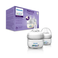 Paquete con 2 biberones Avent Natural 60ml (0m)