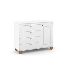 Cómoda Matic Zupy Laqueado Blanco Soft Eco Wood
