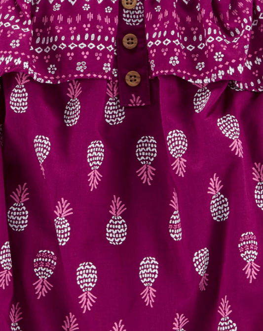 Carter's - Romper sin mangas con diseño de piñas