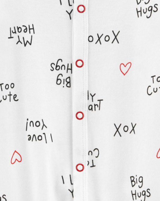 Carter's - Enterizo-Pijama con diseño de corazones
