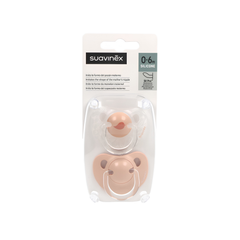 Paquete con 2 Chupetes Anatómicos Suavinex SX Pro 0-6m Rosa