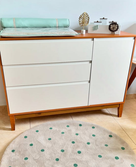 Cómoda Matic Nature Clean C/Puerta Laqueado Freijo Blanco Soft Eco Wood