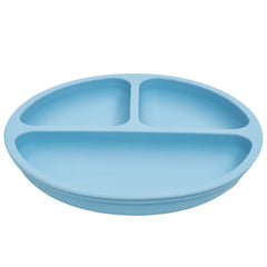 Plato De Silicona Con Ventosas Buba Azul
