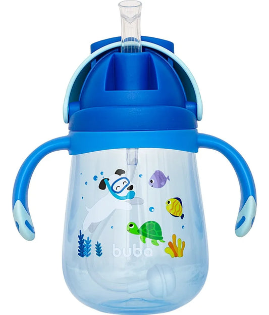 Vaso Con Manija Buba 240ml Azul Buceo