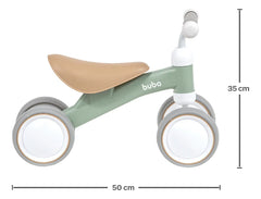 Bicicleta de Equilíbrio 4 Ruedas Verde Buba