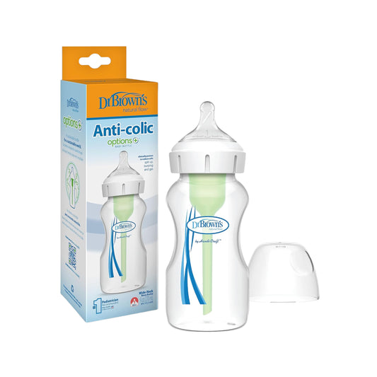 Biberon Natural Flow Anti-Colicos Options+ 270ml (0m+)