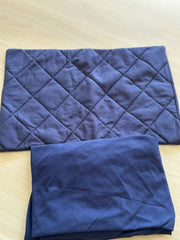 Sabana Para Cuna 130x70x10cm Azul Oscuro