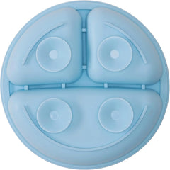 Plato De Silicona Con Ventosas Buba Azul