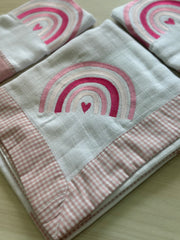 Kit Pañalin 3 piezas Rosa Arco Íris