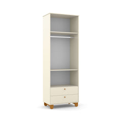 Ropero 2 Pts Matic Zupy Laq. Off White/Eco Wood