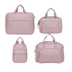 Kit Motitas Maleta + Bolso Grande + Bolso Mediano + Mochila