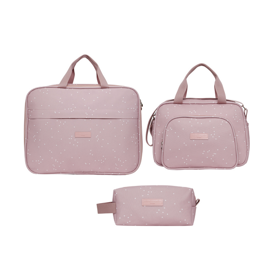 Kit Motitas Maleta + Bolso Mediano + Necessaire
