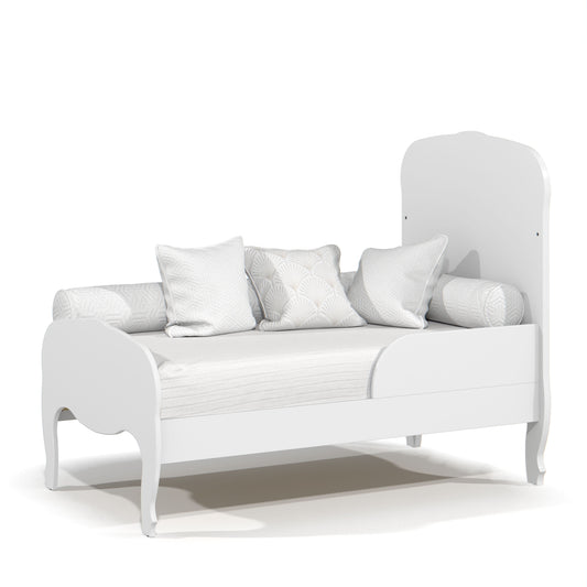 Cuna Matic Provence Capitone Laqueado Blanco Soft