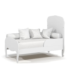 Cuna Matic Provence Capitone Laqueado Blanco Soft