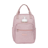 Mochila Maternidad Con Bolsillo Térmico Motitas Rose