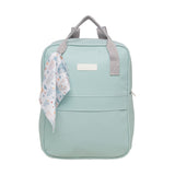 Kit Arco Iris Verde Bolso Grande + Bolso Mediano + Mochila