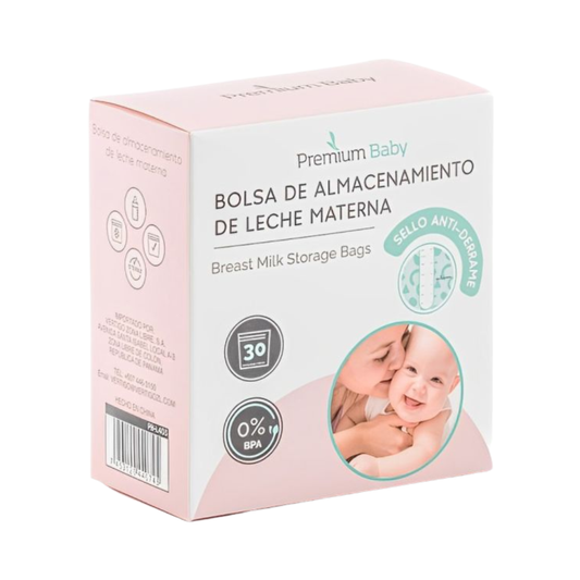 Paquete con 30 Bolsas de Almacenamiento de Leche Materna