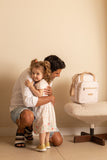 Kit Confeti Marfil Bolso Grande + Mochila Mediana + Mochila Pequeña + Necessaire