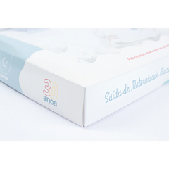 Salida de Maternidad Enterizo Blanco Liso