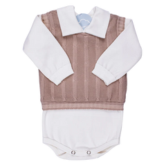 Salida de Maternidad Beige c/Off White