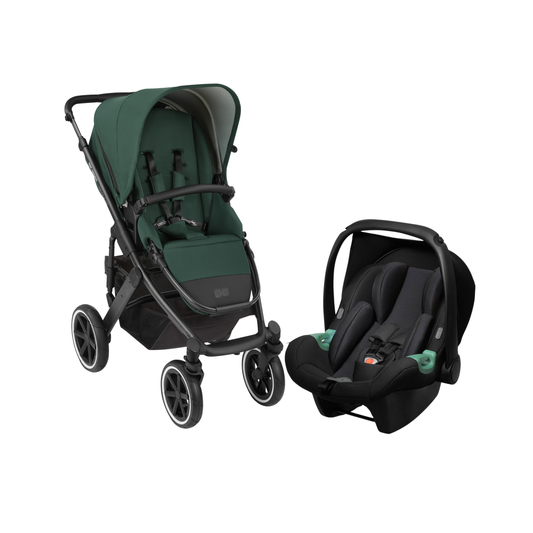Combo Carrito Salsa 4 Color Verde y Baby Seat Tulip Color Black