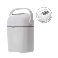 Basurero Buba Antiolor Para Pañales 9L Blanco