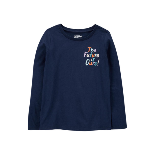 OshKosh B'gosh - Blusa con mangas largas The Future is Ours!