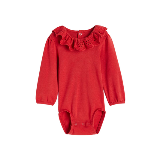 H&M - Body de mangas largas con cuello