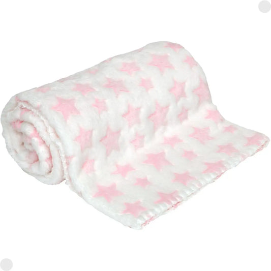 Kit Manta Con Oso Buba Rosa