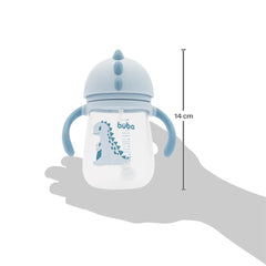 Vaso Con Manija Buba 240ml Azul Dino