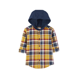 Carter's - Camisa de franela con capucha