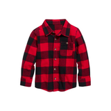 Old Navy - Camisa de franela con mangas largas